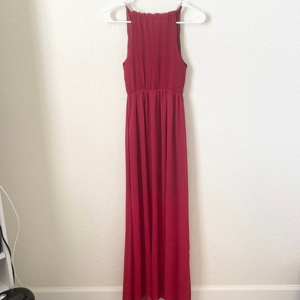 Formal Chiffon Sleeveless Prom Evening/Maxi Dress